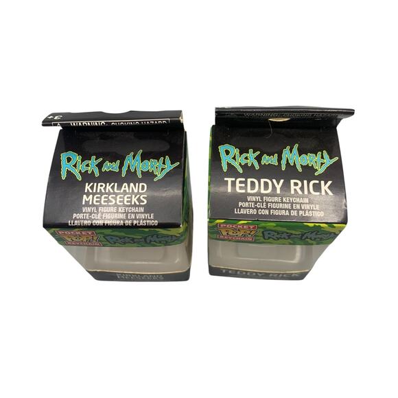 Funko Pop Rick And Morty Keychain Kirkland Meeseeks Tedy Rick Lot 2 Vinyl Figure - Picture 6 of 8